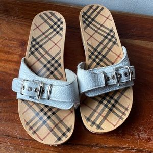 Burberry wooden sandals